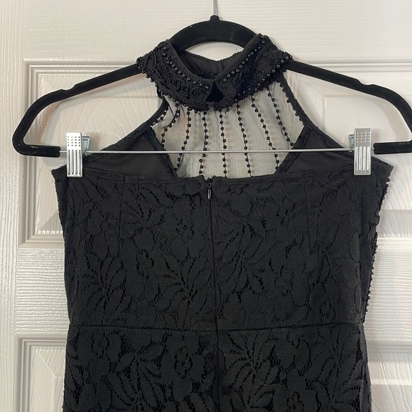 Pretty Little Thing | Midi black beaded halter dress - Picture 5 of 5